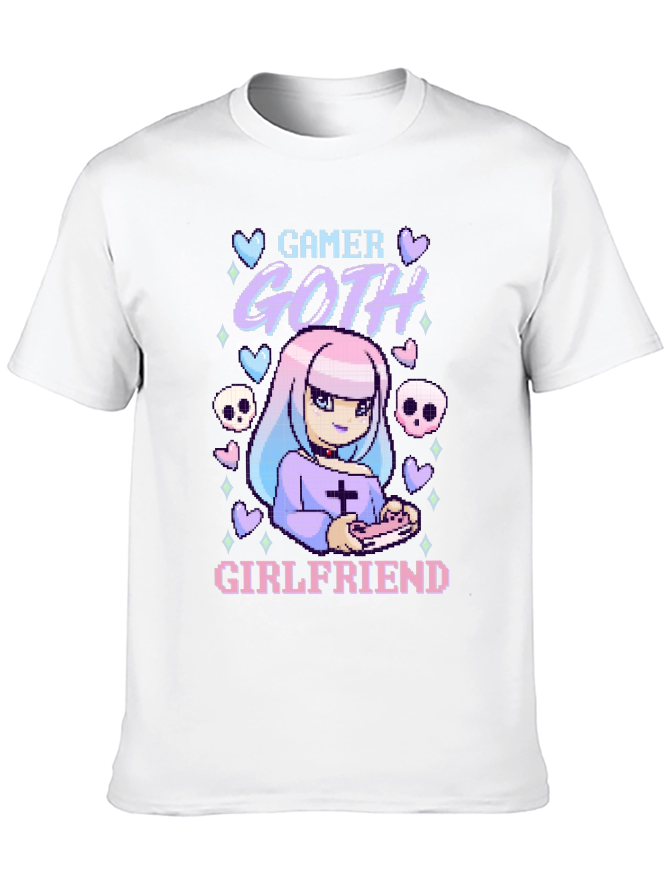 Gamer Goth Girlfriend Black T-Shirt