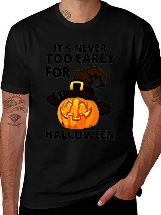 Halloween Pumpkin T-Shirt - Its Never Too Early