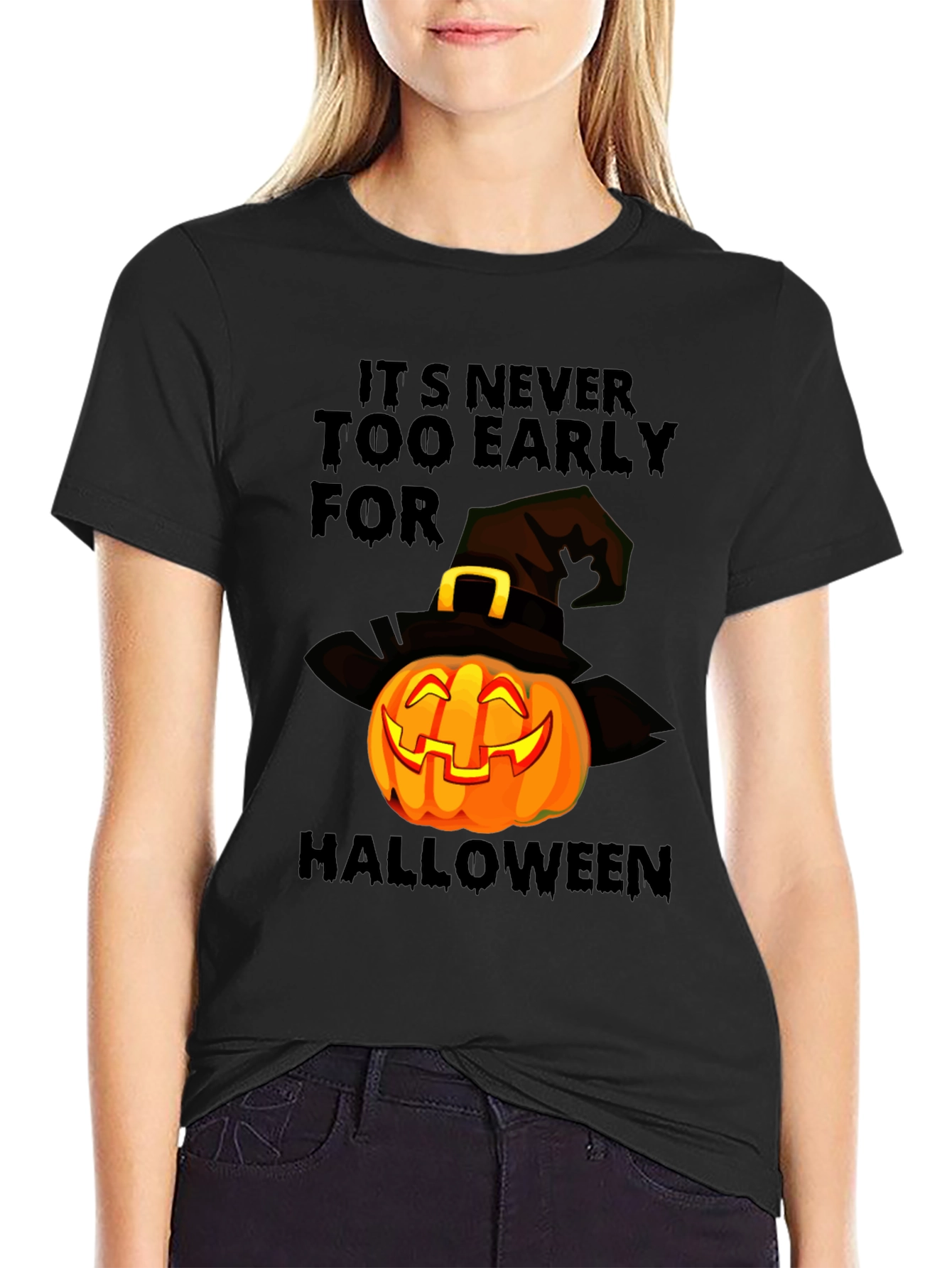 Halloween Pumpkin T-Shirt - Its Never Too Early