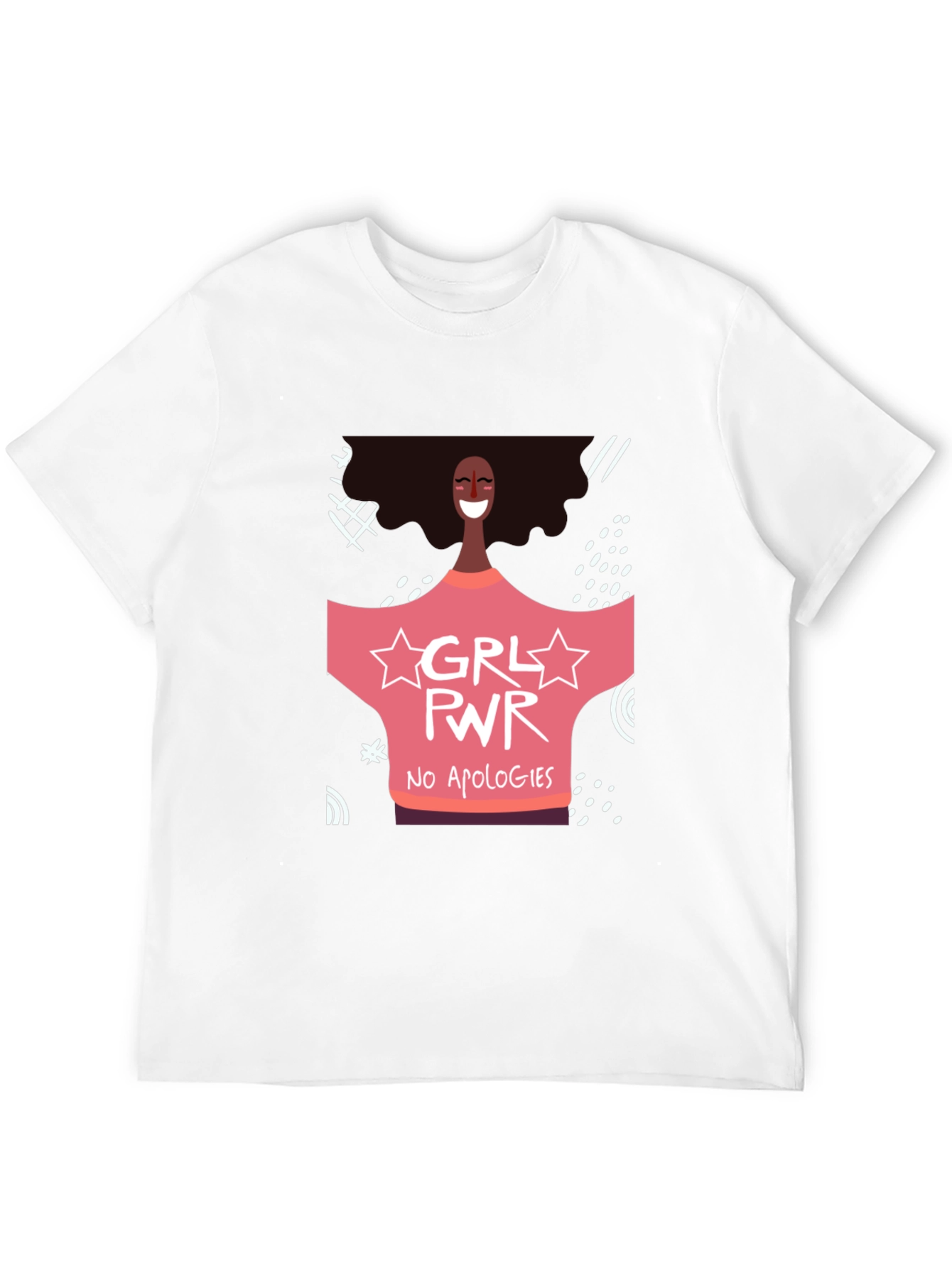 GRL PWR Graphic Tee - No Apologies Black T-Shirt