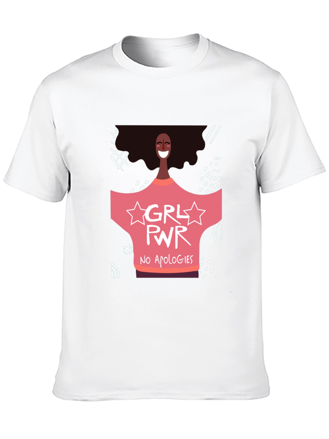 GRL PWR Graphic Tee - No Apologies Black T-Shirt