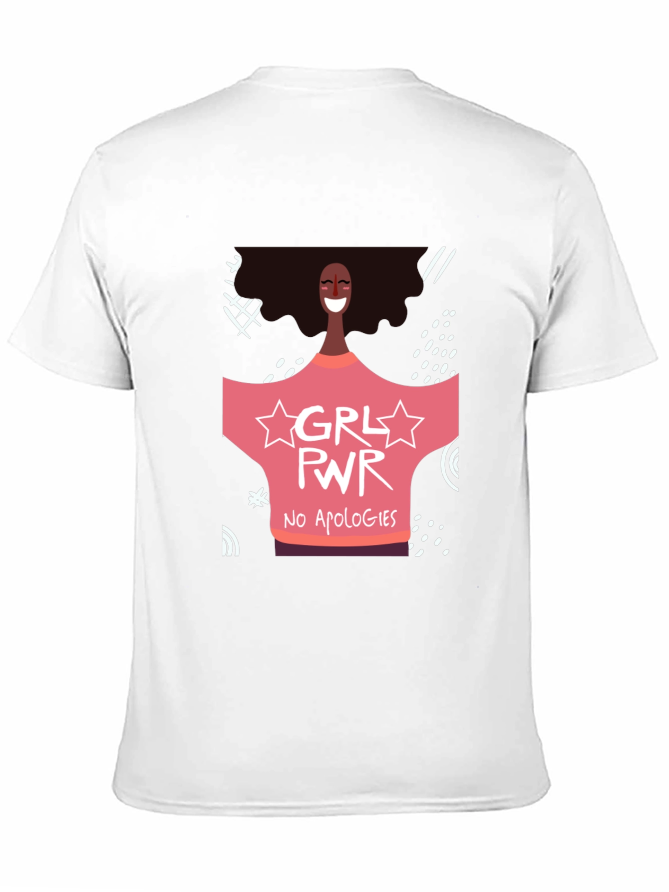 GRL PWR Graphic Tee - No Apologies Black T-Shirt