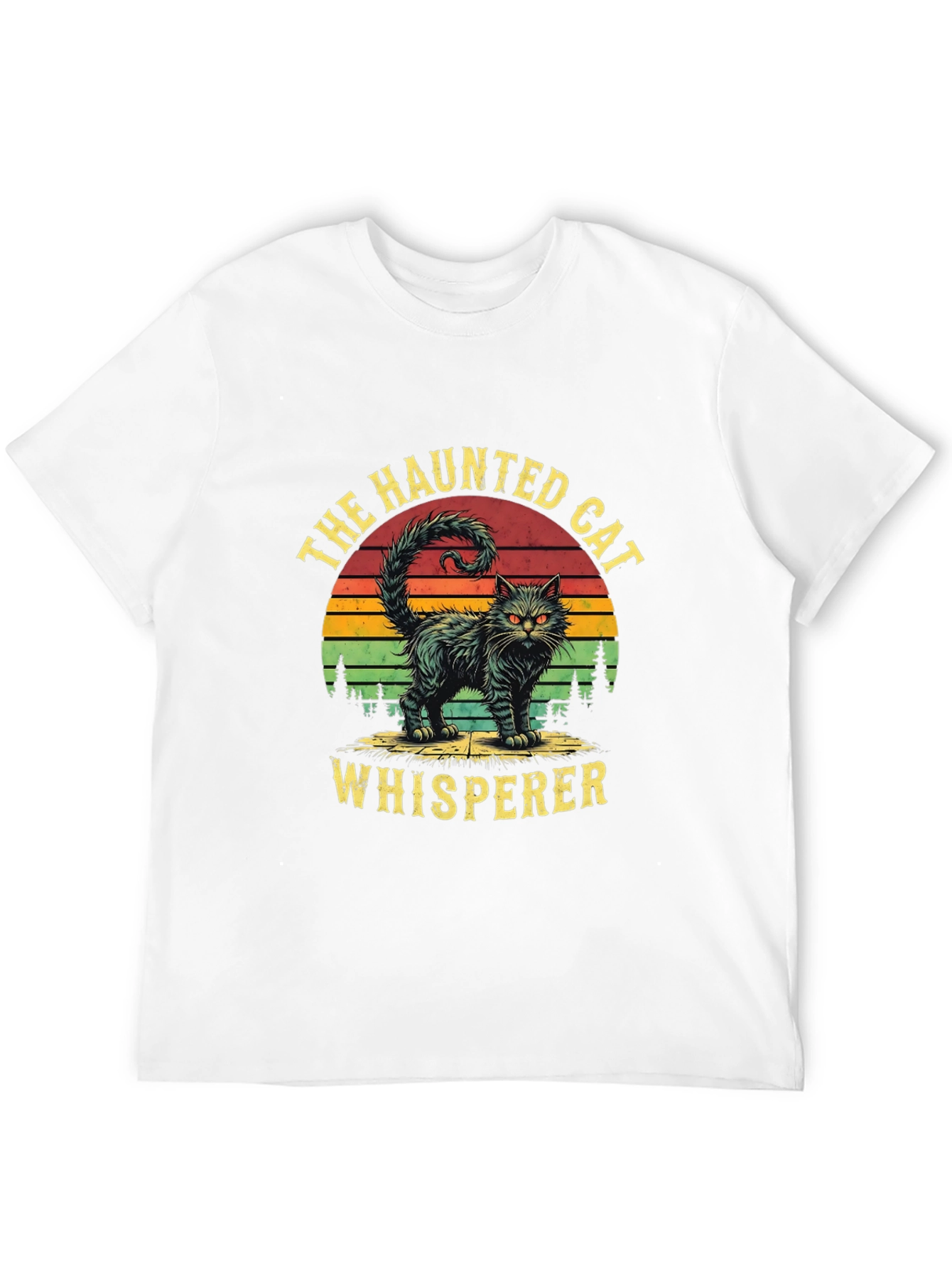 Haunted Cat Whisperer Graphic Tee