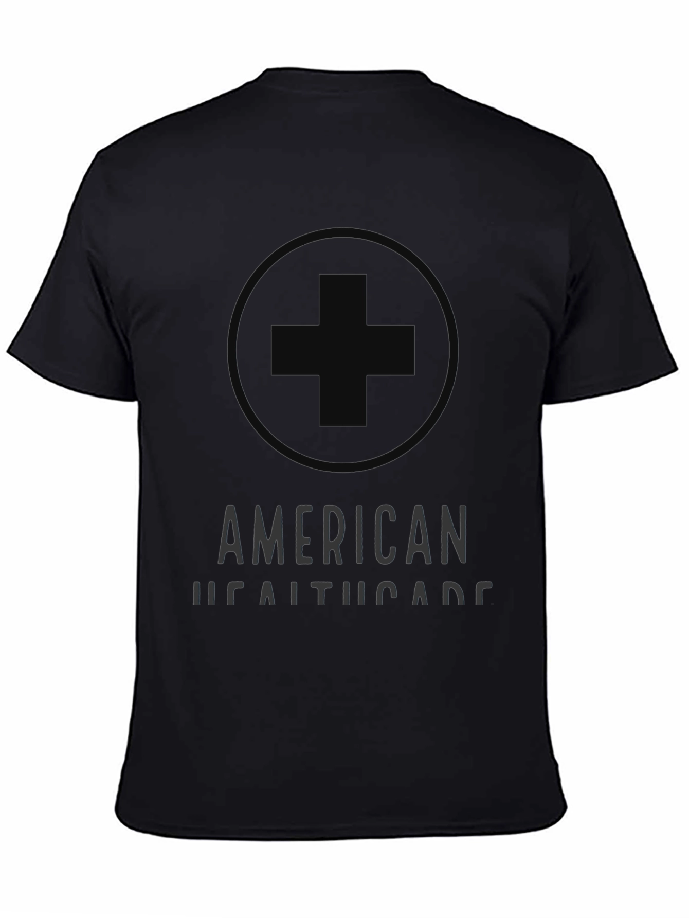American Healthcare Plus Symbol Black T-Shirt