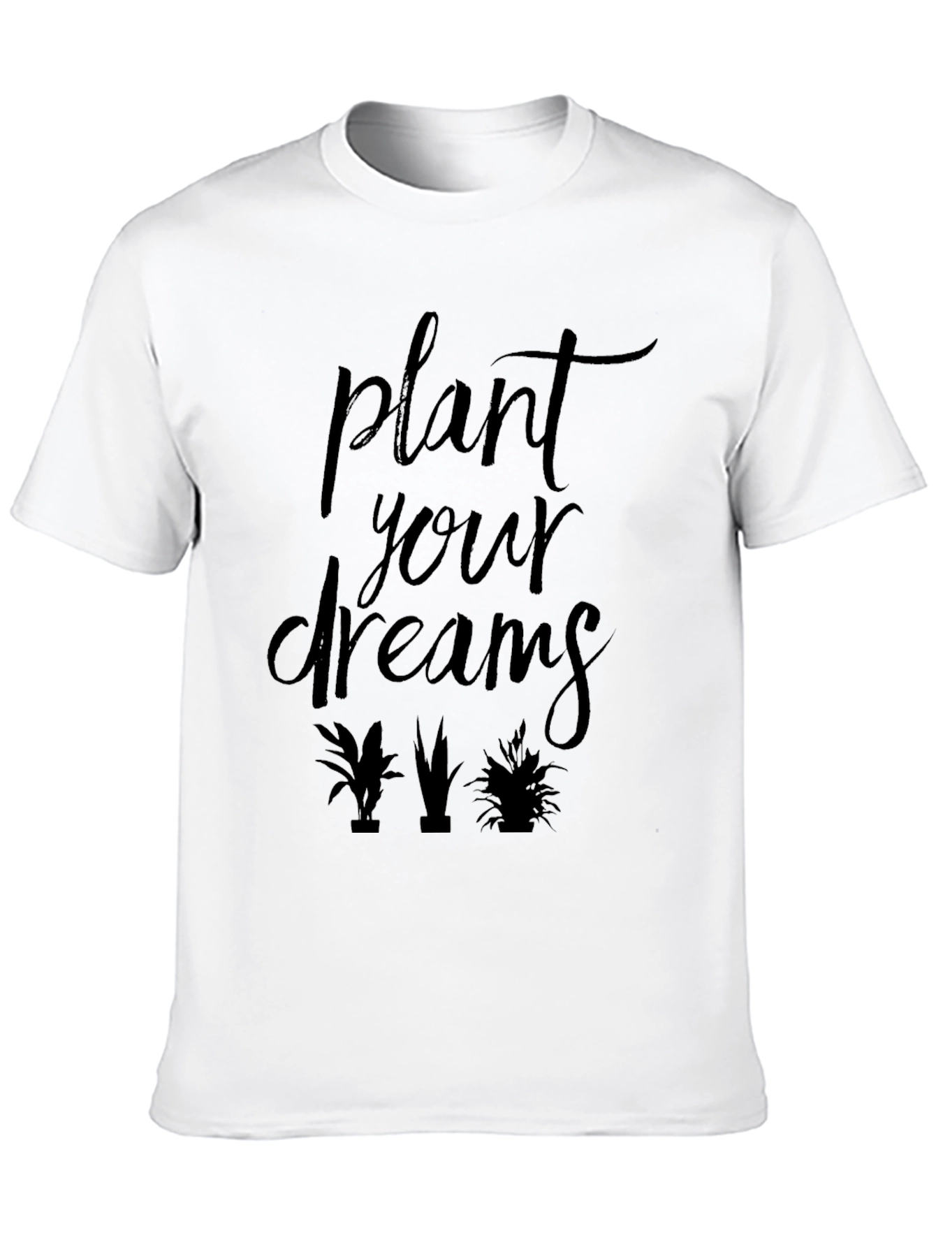 Plant Your Dreams Graphic Tee - Black