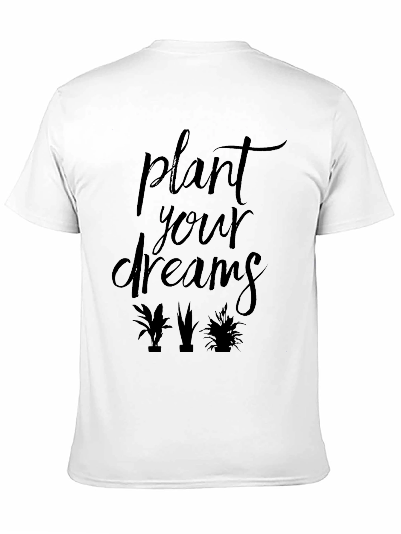 Plant Your Dreams Graphic Tee - Black