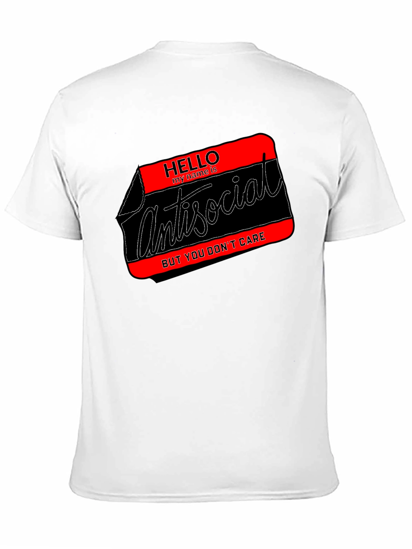 Antisocial Tee: Hello My Name is Introvert