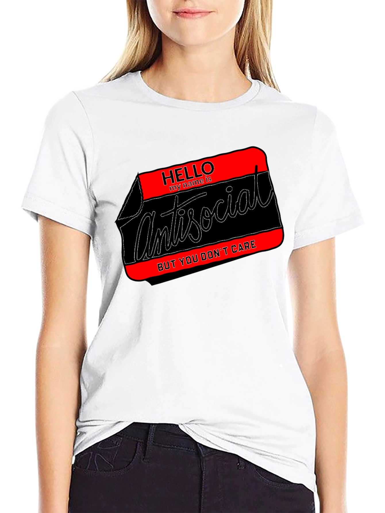 Antisocial Tee: Hello My Name is Introvert