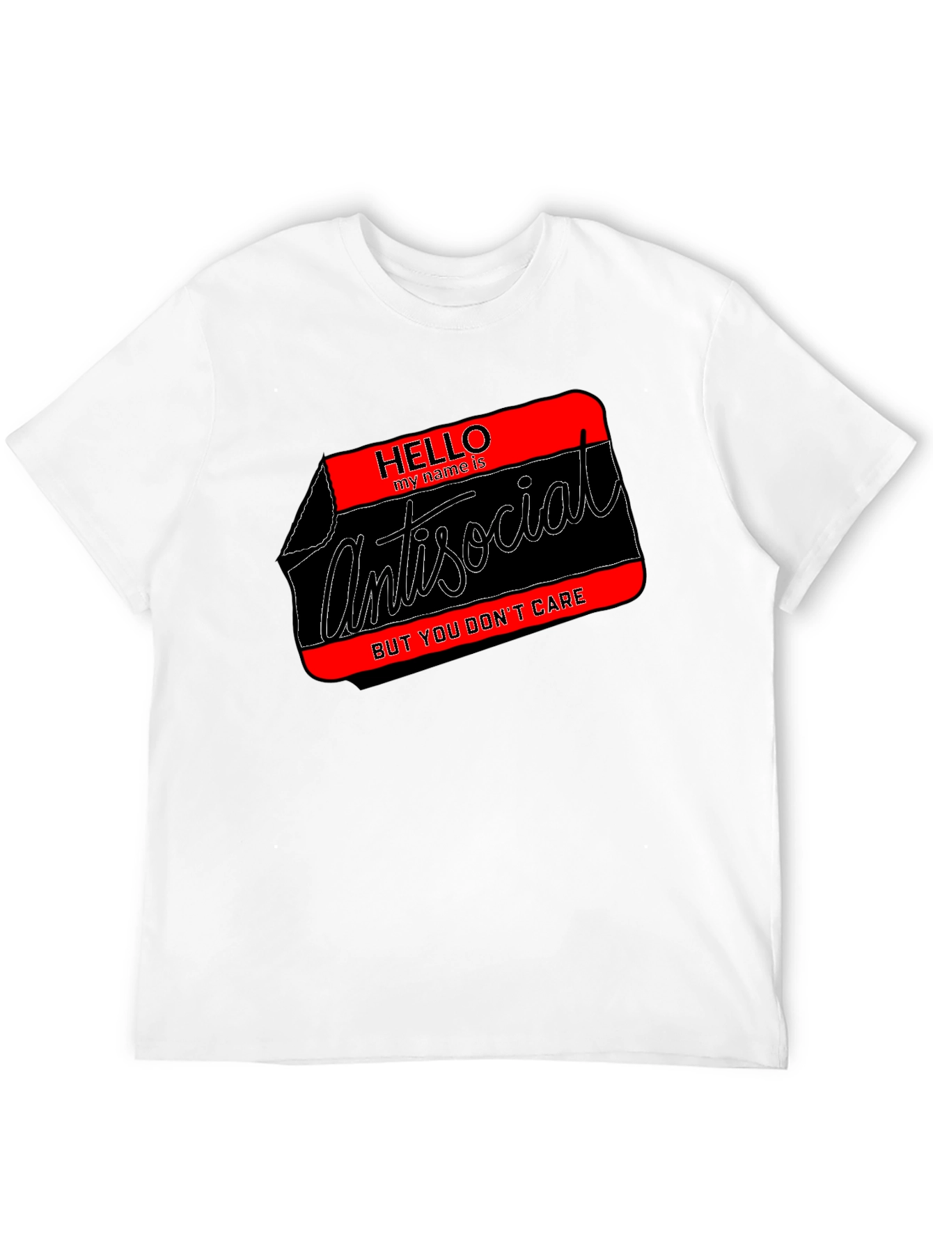 Antisocial Tee: Hello My Name is Introvert