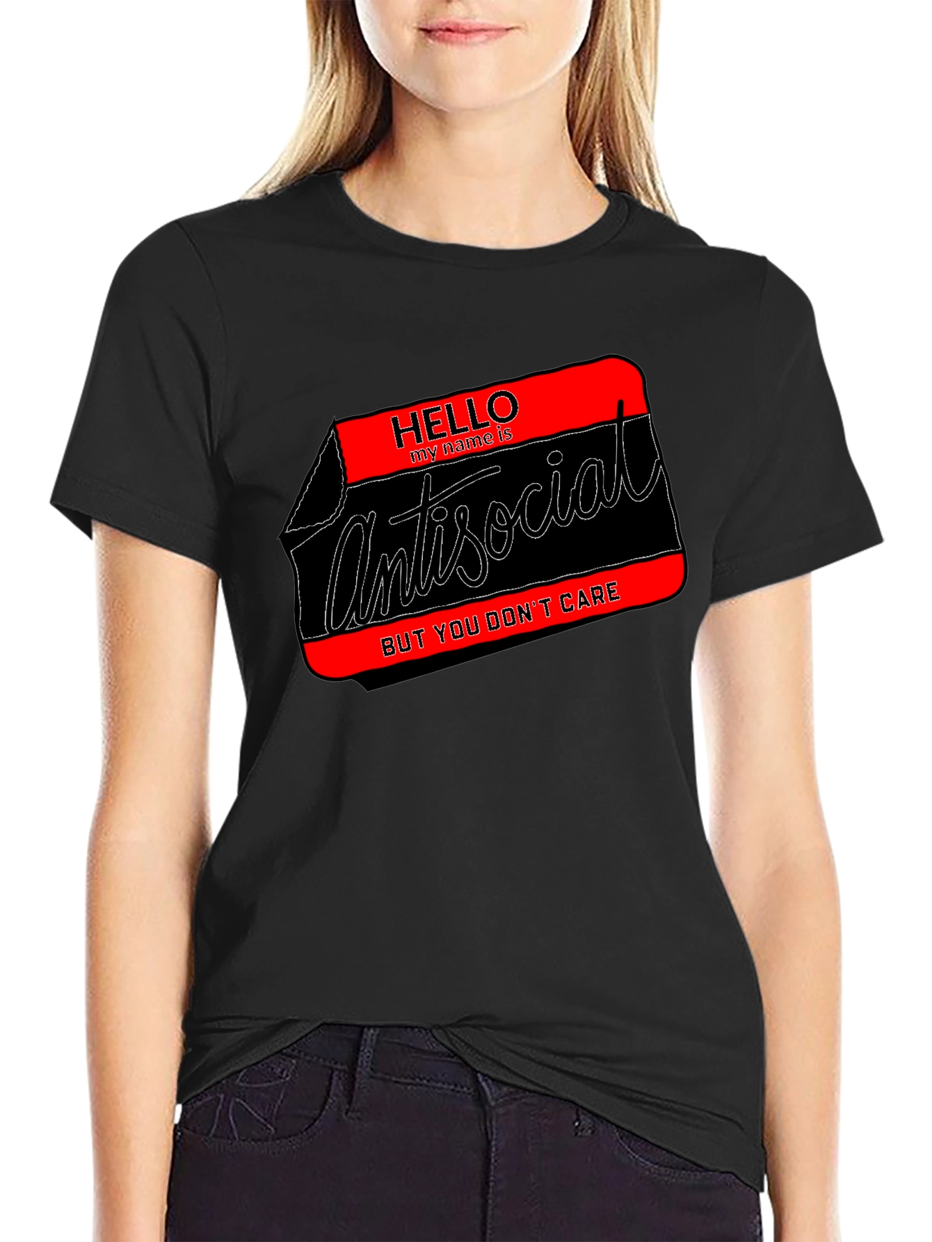 Antisocial Tee: Hello My Name is Introvert
