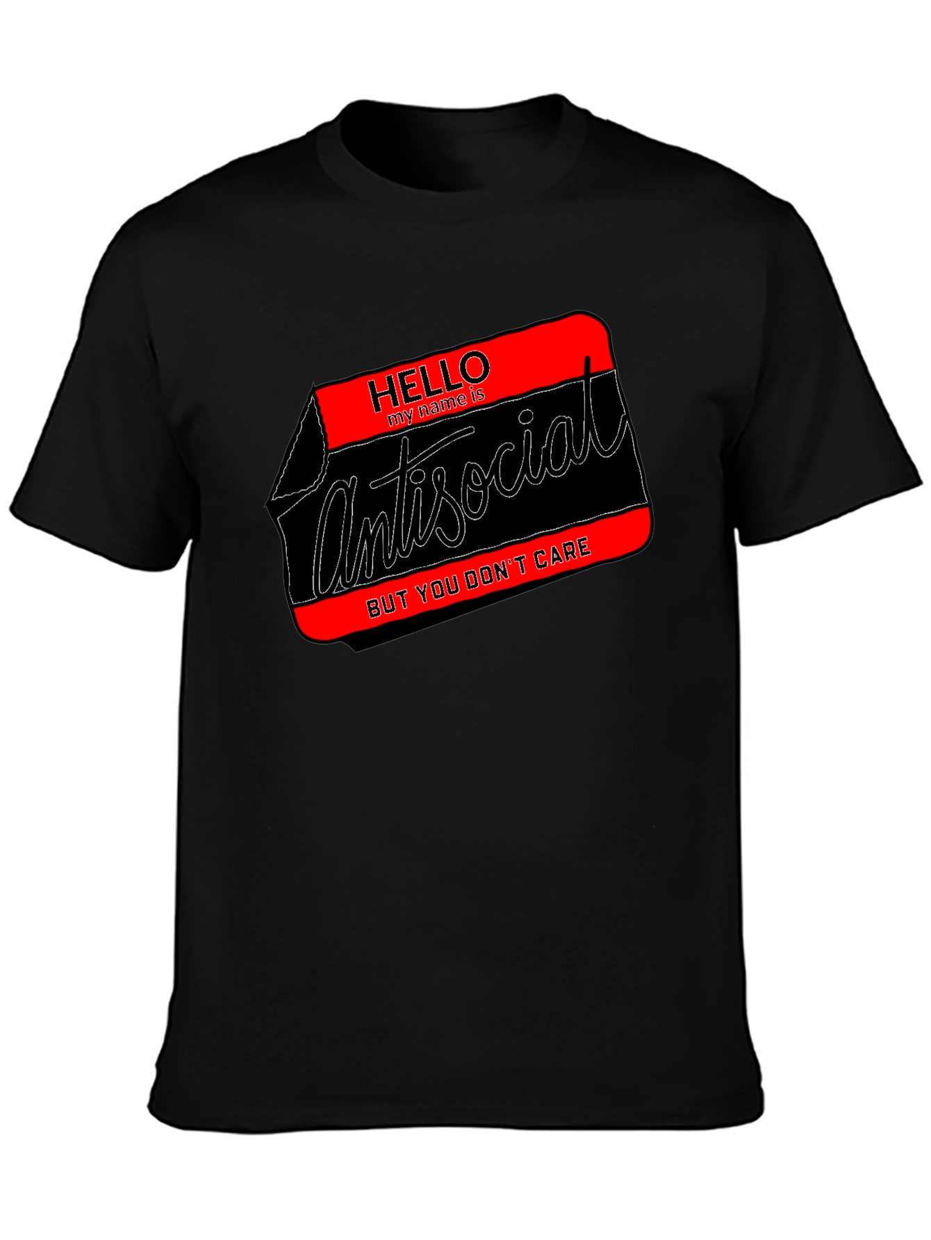 Antisocial Tee: Hello My Name is Introvert