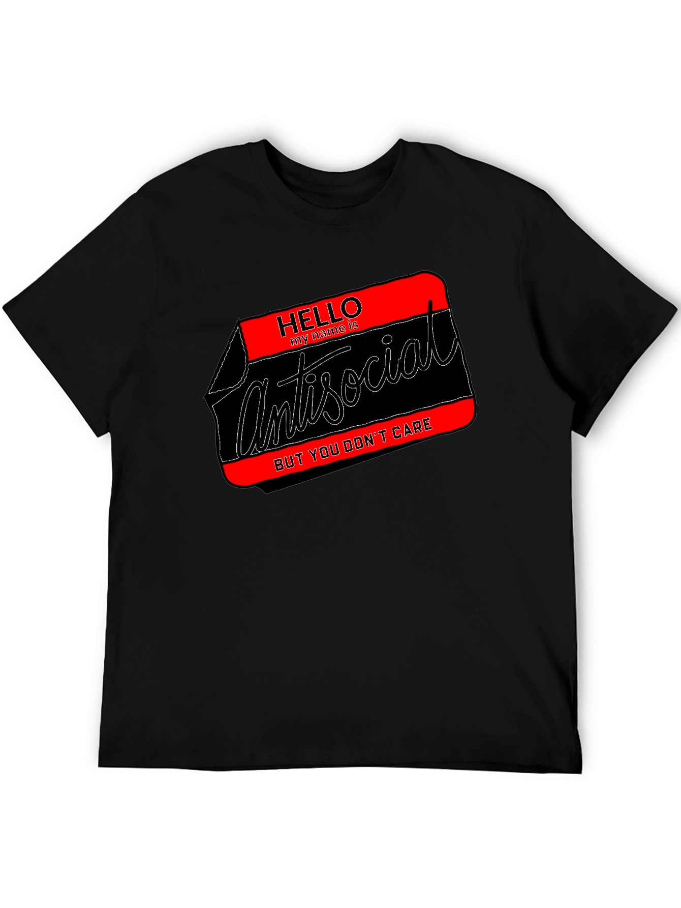 Antisocial Tee: Hello My Name is Introvert