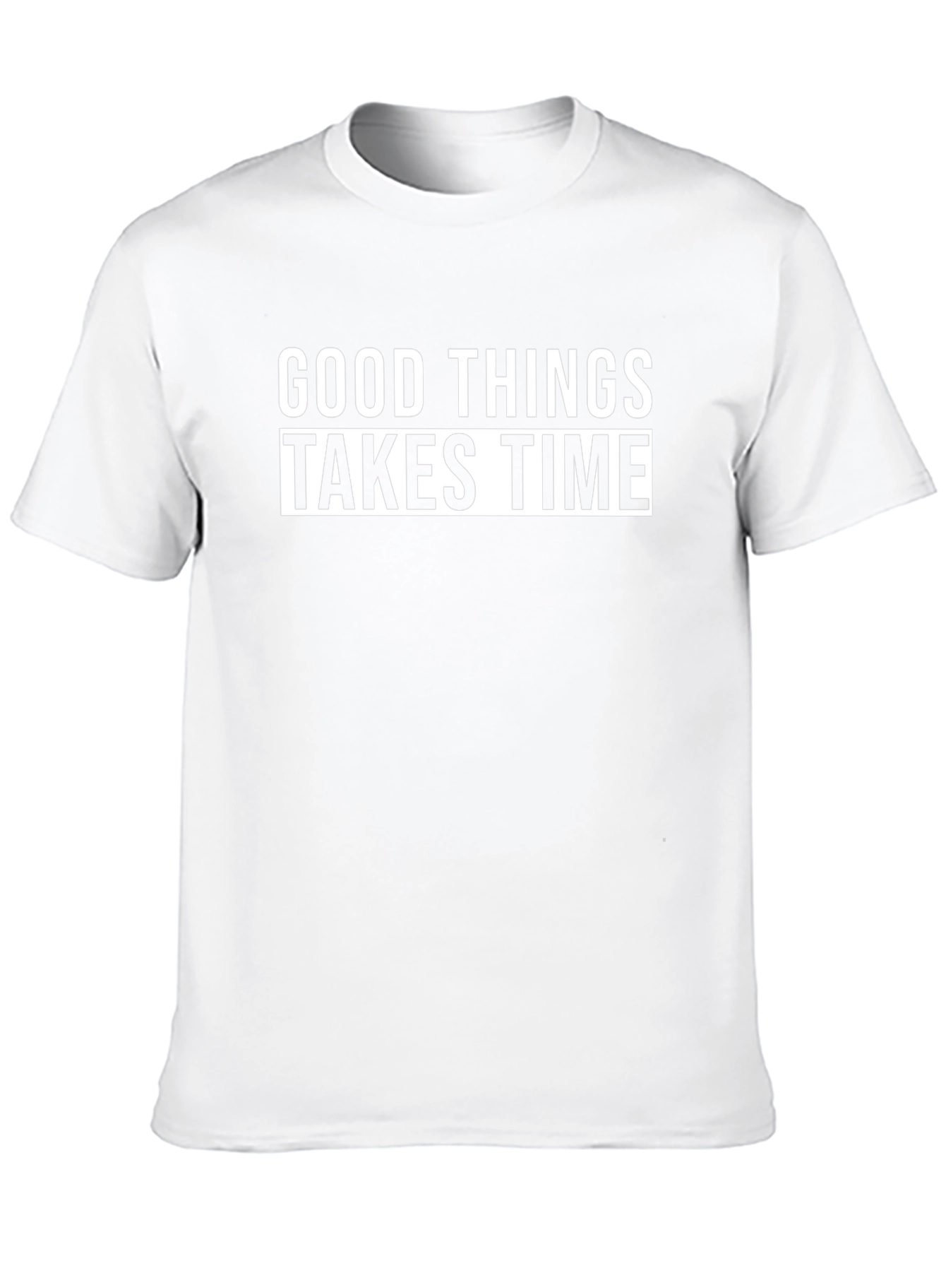 Good Things Take Time Black Graphic Tee