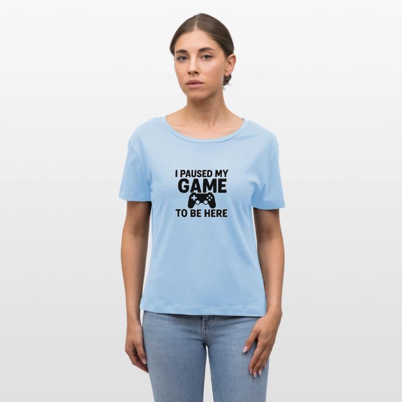 gamer, gaming quote, paused my game, video game h