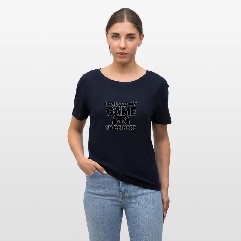gamer, gaming quote, paused my game, video game h