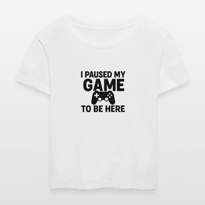 gamer, gaming quote, paused my game, video game h