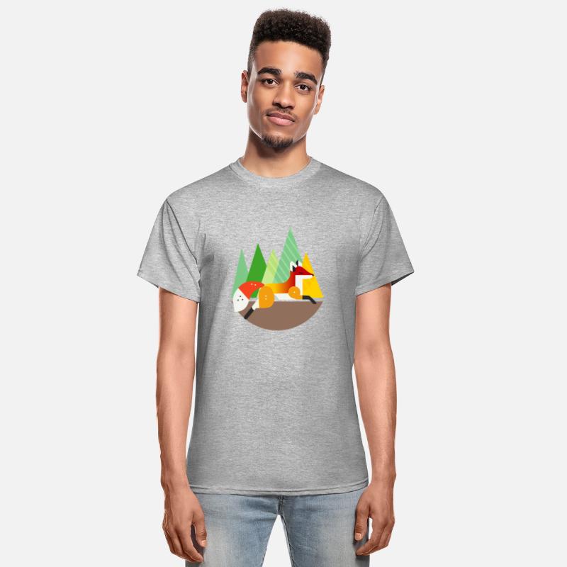 Geometric fox - modern design & closeness to natur