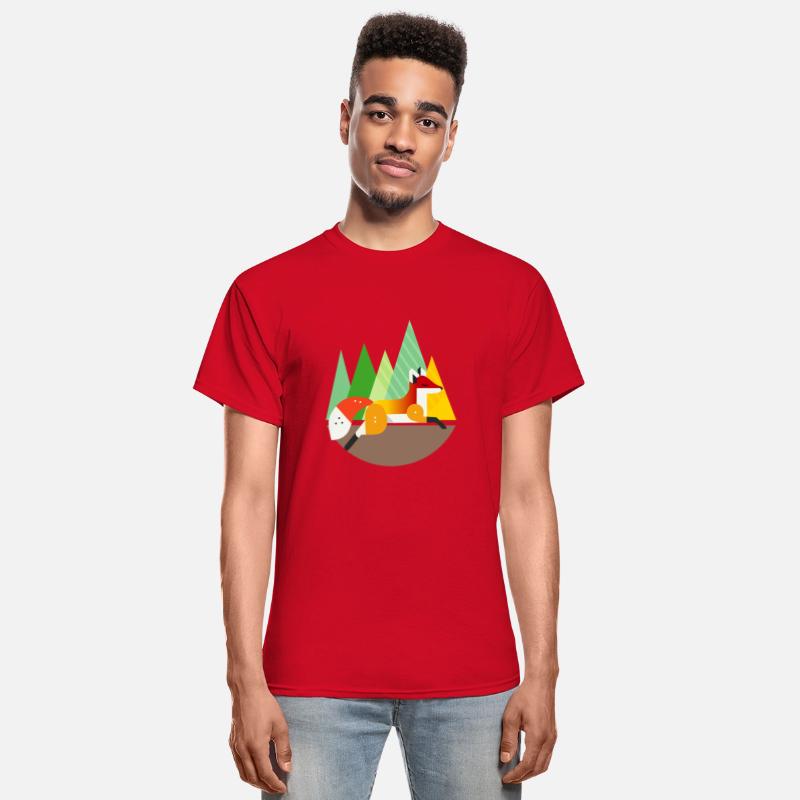 Geometric fox - modern design & closeness to natur