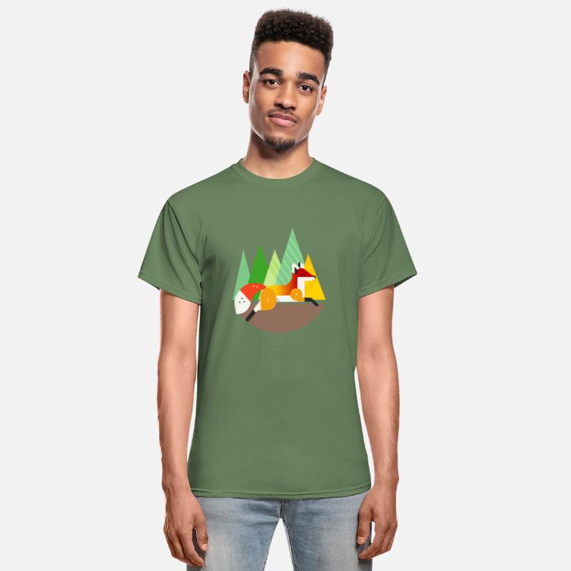 Geometric fox - modern design & closeness to natur
