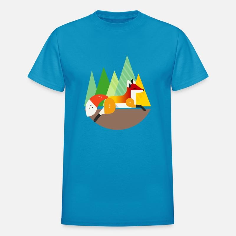 Geometric fox - modern design & closeness to natur