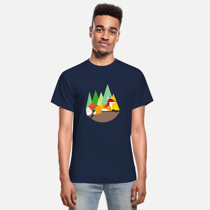 Geometric fox - modern design & closeness to natur