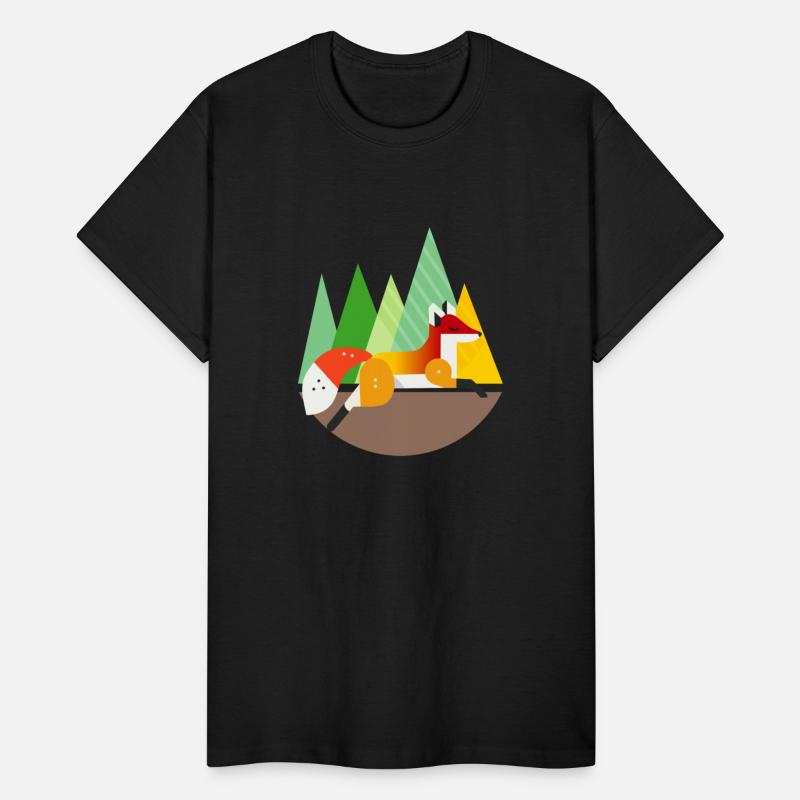 Geometric fox - modern design & closeness to natur
