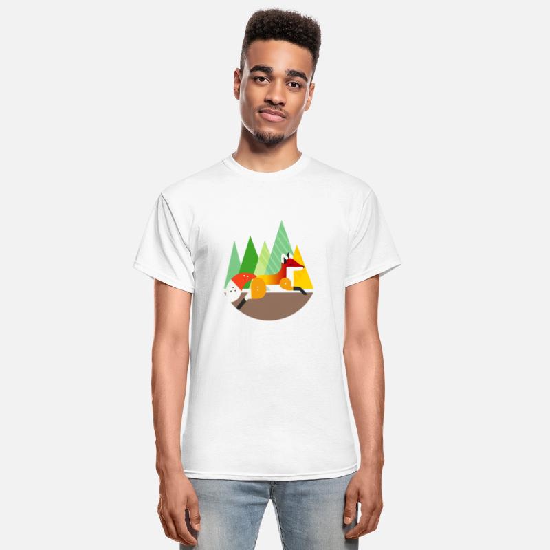 Geometric fox - modern design & closeness to natur
