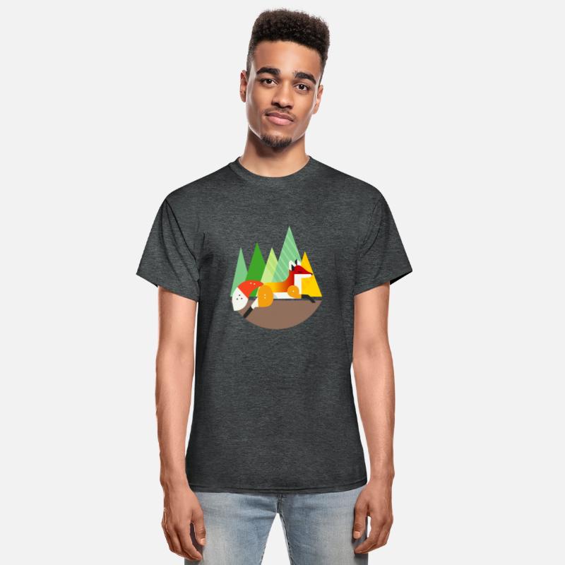 Geometric fox - modern design & closeness to natur