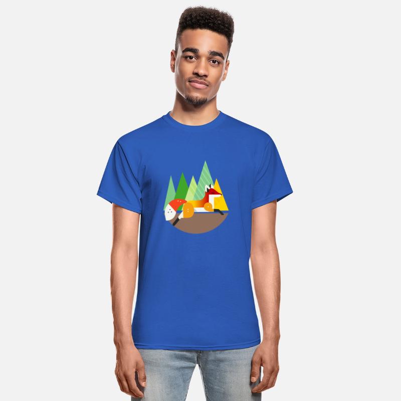 Geometric fox - modern design & closeness to natur