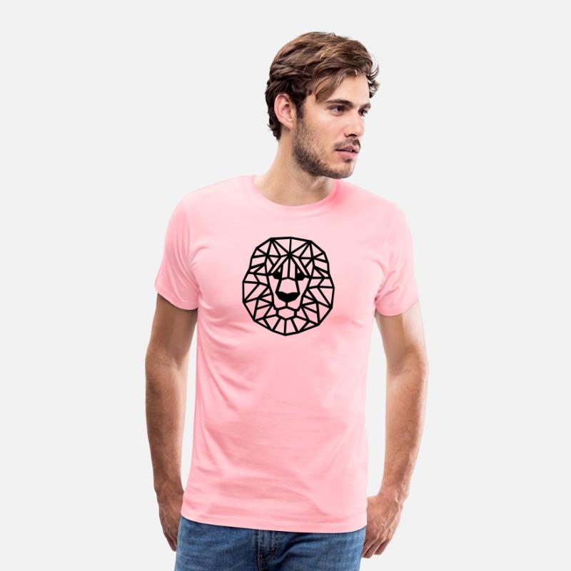 Geometric Lion Pride: Fierce Designs for Fashion