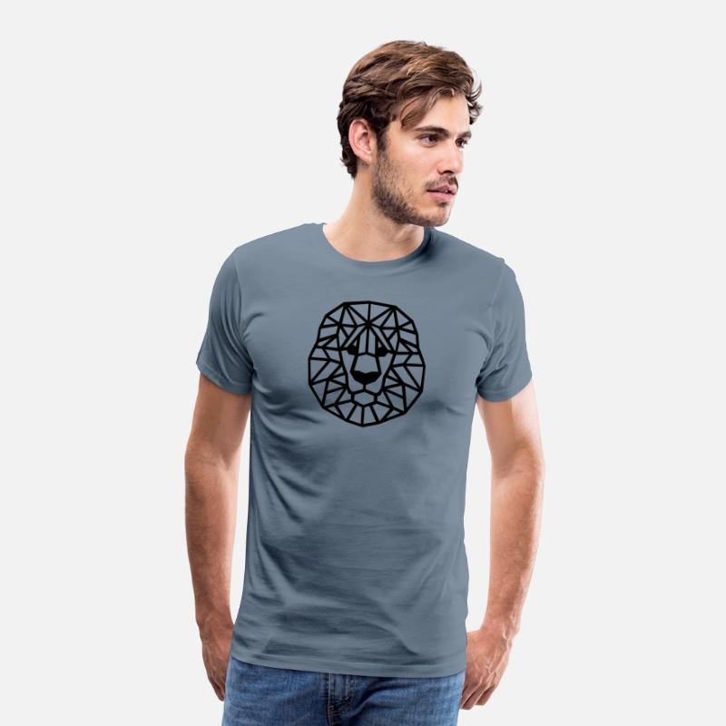 Geometric Lion Pride: Fierce Designs for Fashion
