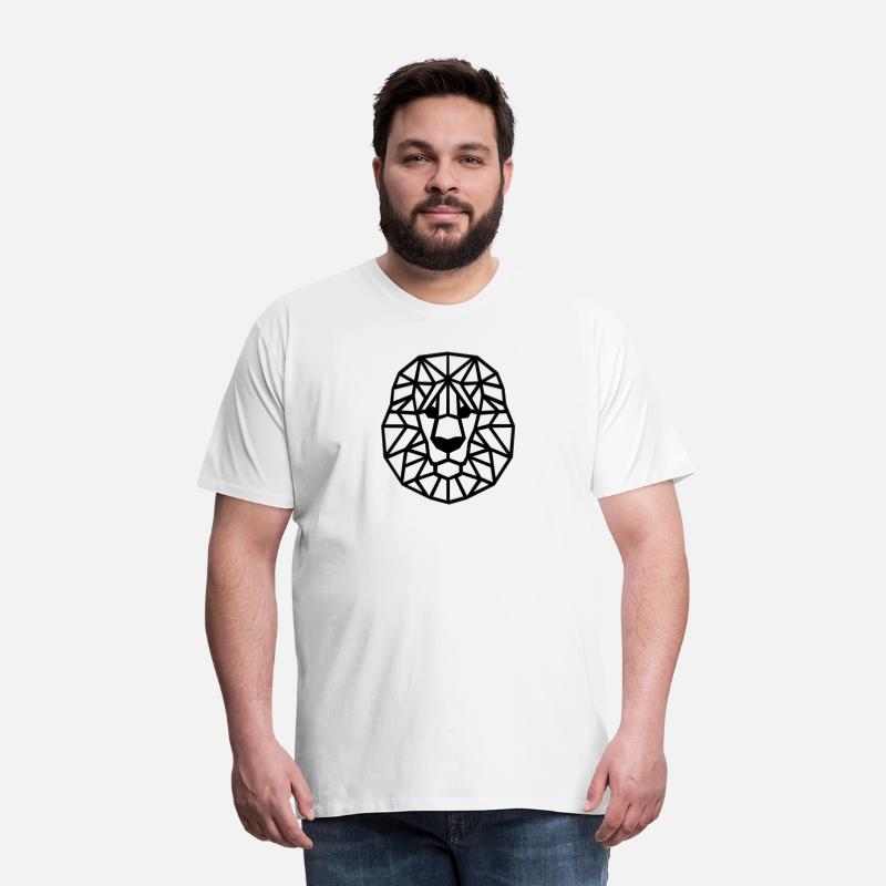 Geometric Lion Pride: Fierce Designs for Fashion