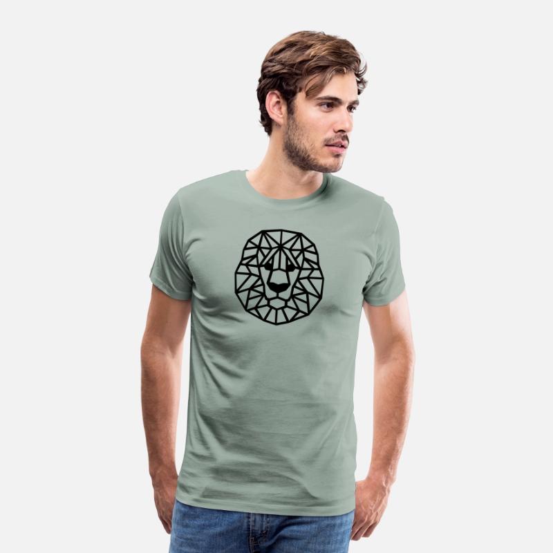 Geometric Lion Pride: Fierce Designs for Fashion