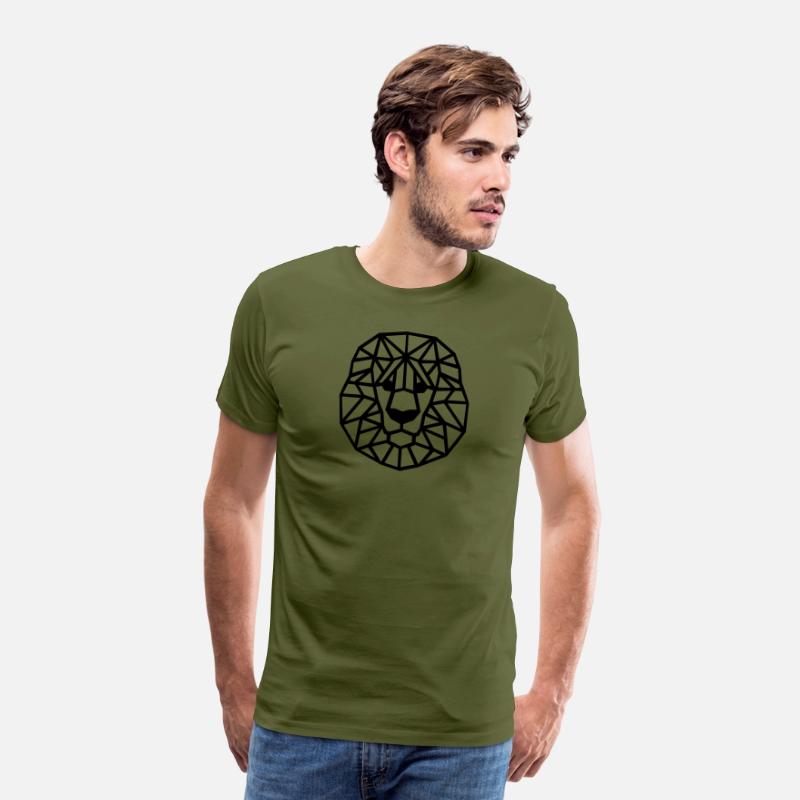 Geometric Lion Pride: Fierce Designs for Fashion