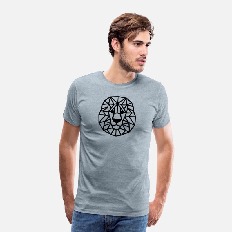 Geometric Lion Pride: Fierce Designs for Fashion