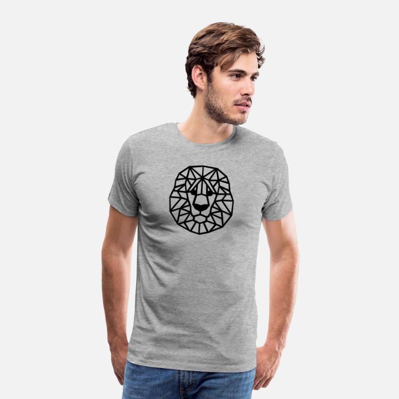 Geometric Lion Pride: Fierce Designs for Fashion