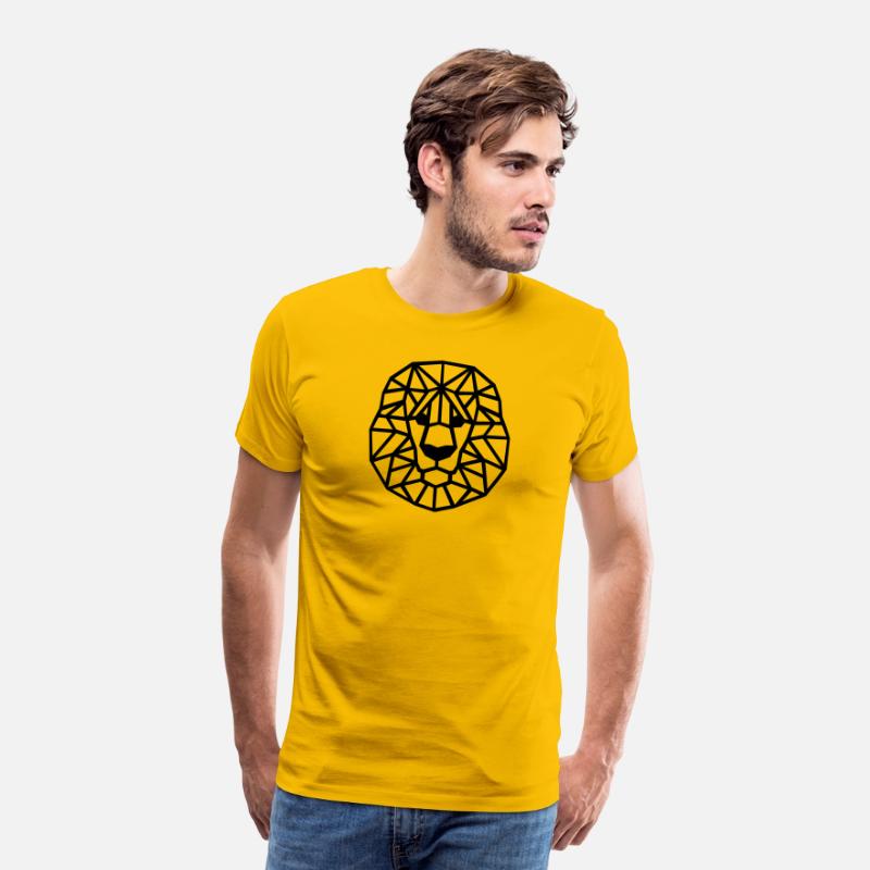 Geometric Lion Pride: Fierce Designs for Fashion
