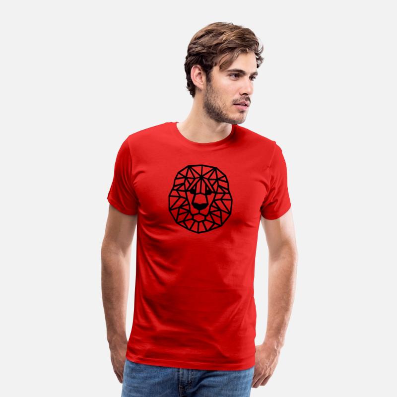 Geometric Lion Pride: Fierce Designs for Fashion