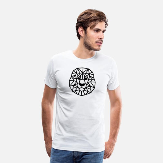 Geometric Lion Pride: Fierce Designs for Fashion