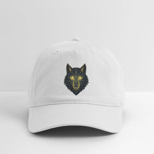 Geometric Neon Wolf Illustration