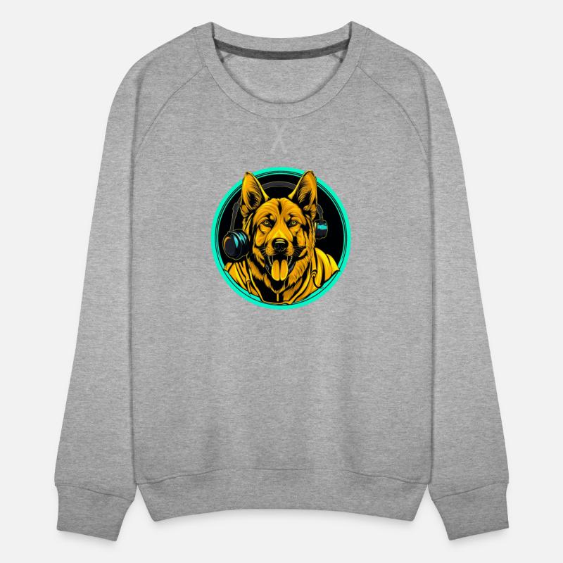 German Shepherd Funny Dog Rapper Hip Hop Music Pet