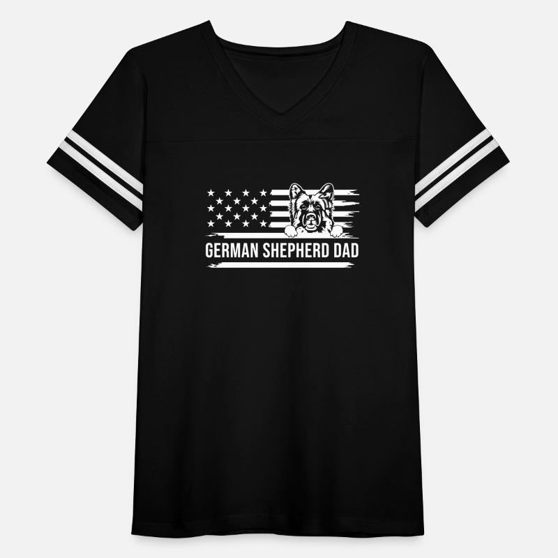 GERMAN SHEPHERD VINTAGE US FLAG DAD Dog