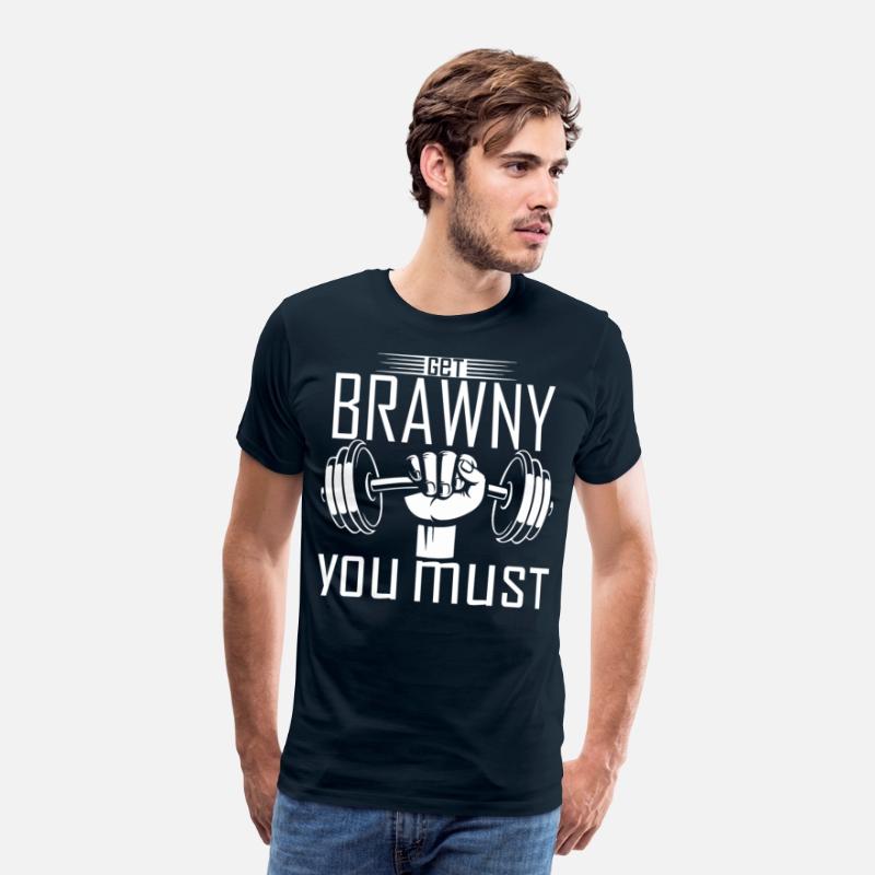 Get brawny gym shirt and tank top- must have!