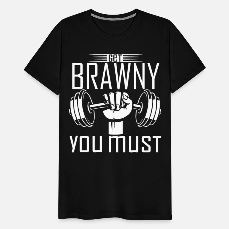 Get brawny gym shirt and tank top- must have!