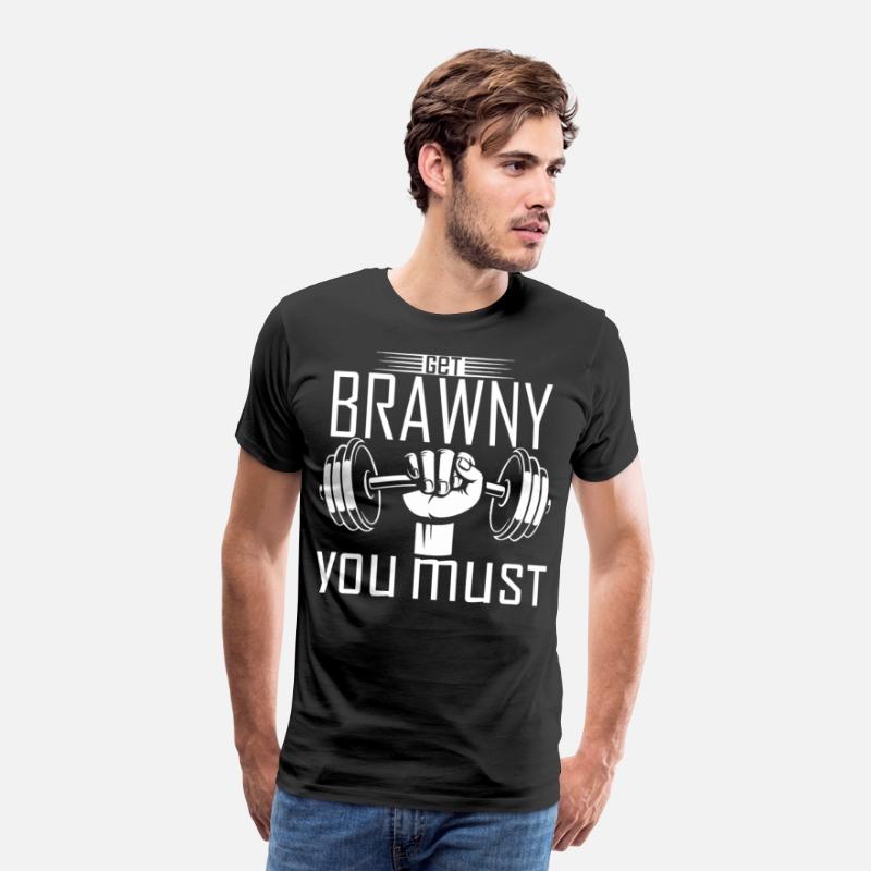 Get brawny gym shirt and tank top- must have!
