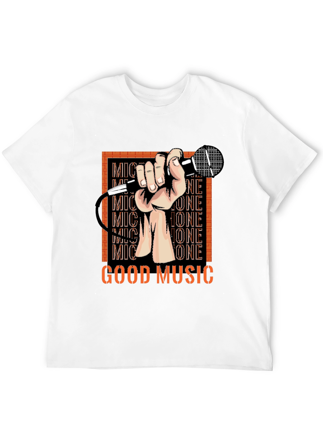 Good Music T-Shirt - Microphone Graphic Tee