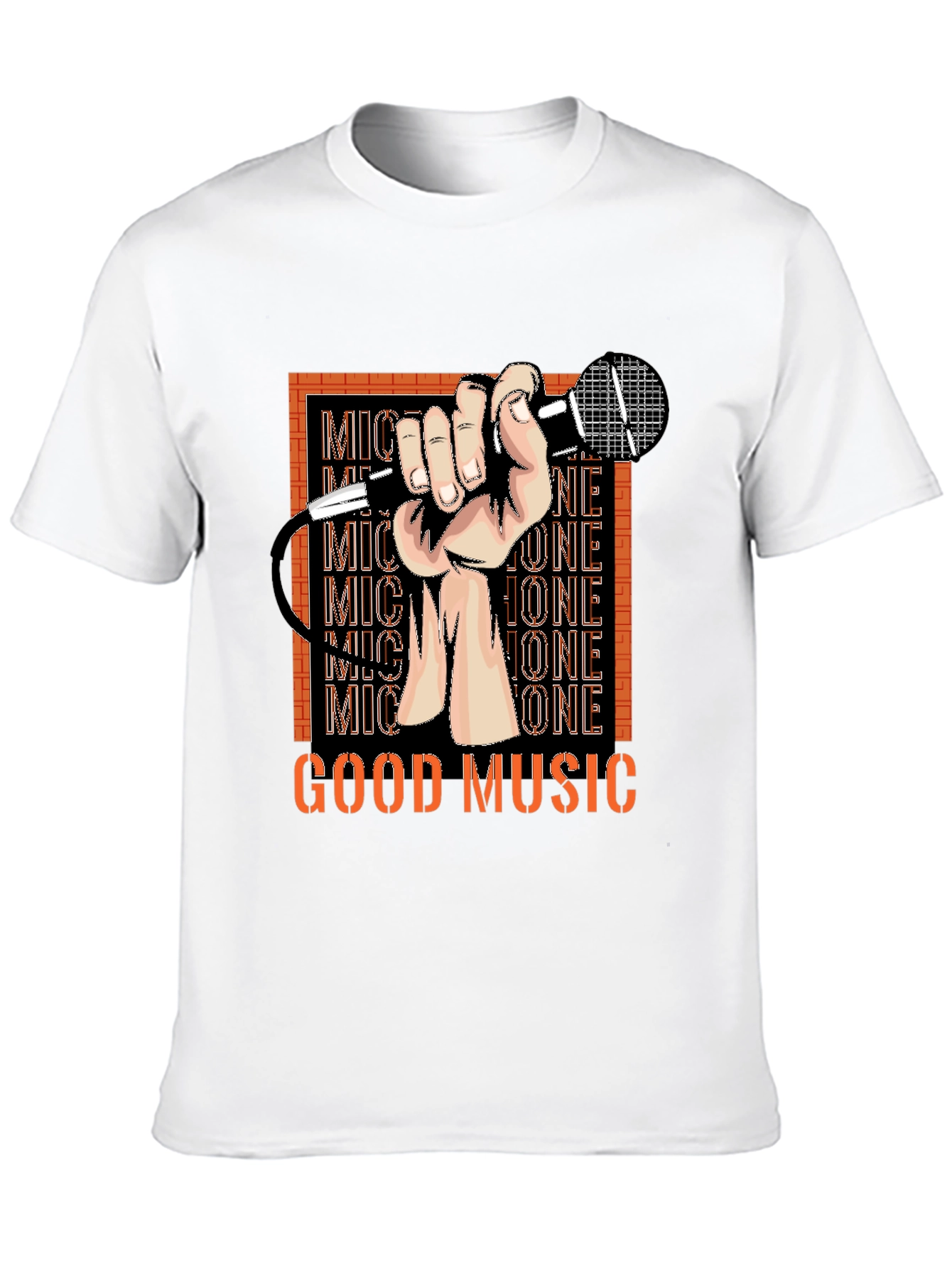 Good Music T-Shirt - Microphone Graphic Tee