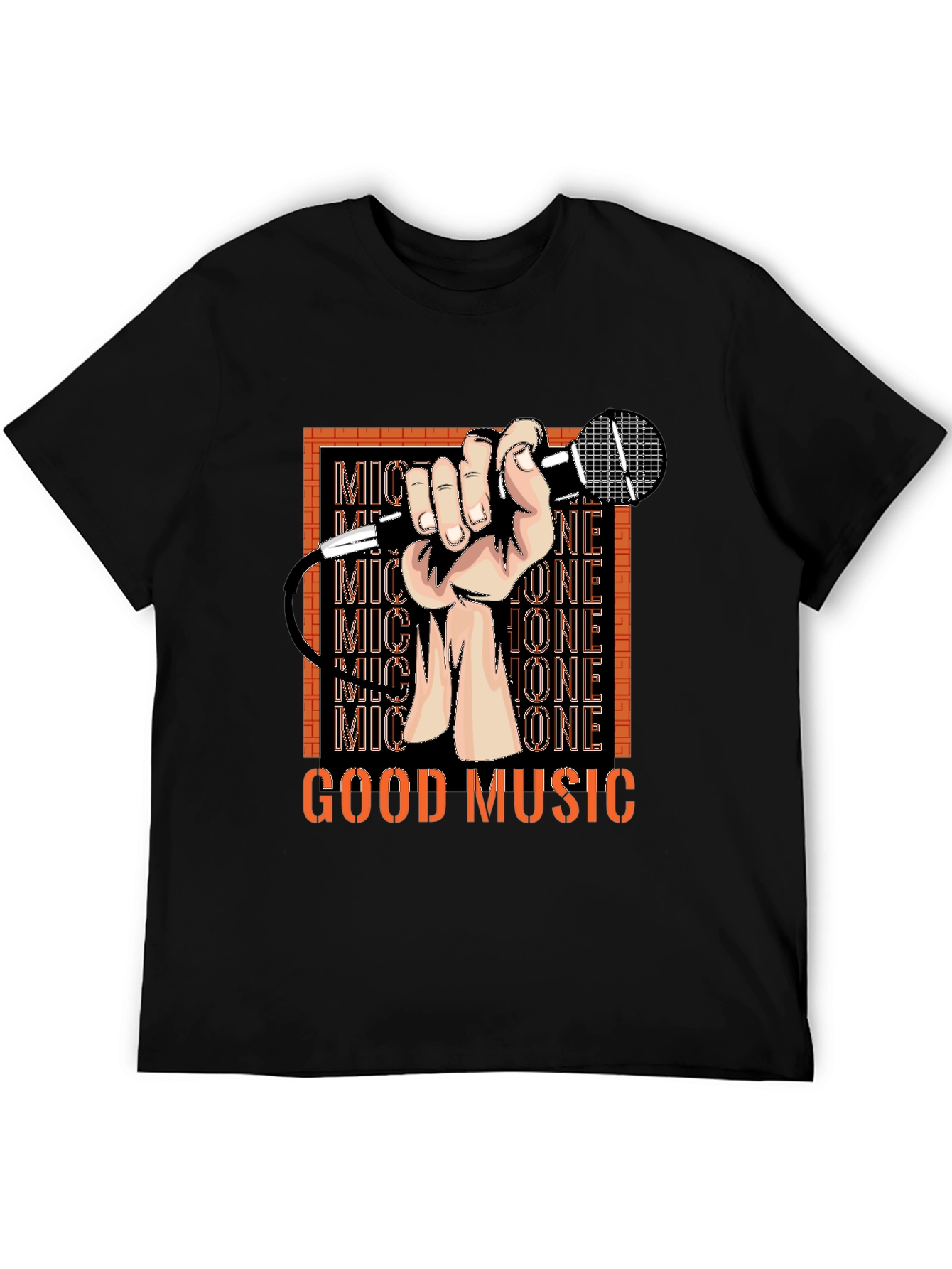 Good Music T-Shirt - Microphone Graphic Tee