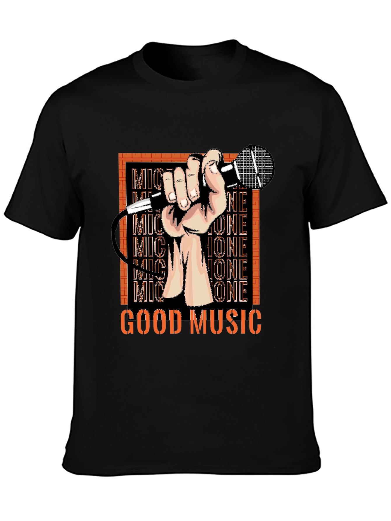 Good Music T-Shirt - Microphone Graphic Tee