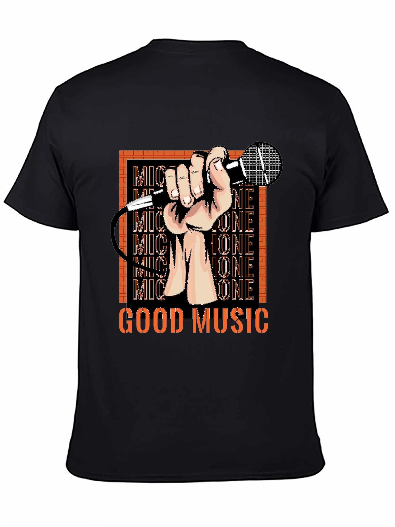 Good Music T-Shirt - Microphone Graphic Tee
